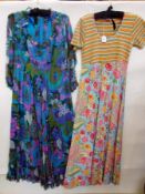 1970's vintage dresses, Oilily knitted a