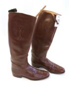 Pair Slad lady's brown riding boots with