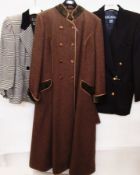 A vintage Anna Belinda tweed brown skirt