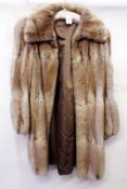 A vintage fur coat, sleeves elasticated