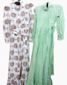 A Laura Ashley full length cotton dress