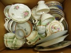 A quantity of decorative tea china and o