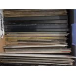 Three boxes of records