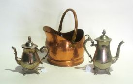 Quantity of metalware to include copper