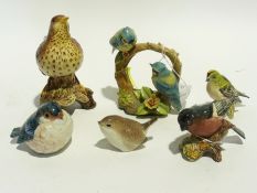 Beswick bird on branch 2308 and other bi