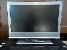 Sony Bravia flatscreen television and a