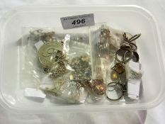 Quantity of silver jewellery to include