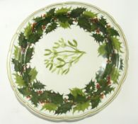 Large Victorian Copeland china Christmas