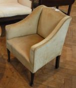 A child's wing armchair with dralon upho