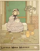 Reproduction colour print of Little Miss