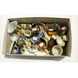 Large quantity miniature porcelain and c