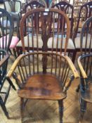 19th century Windsor armchair with pierc