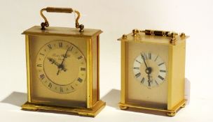 London Clock Co quartz carriage clock, a