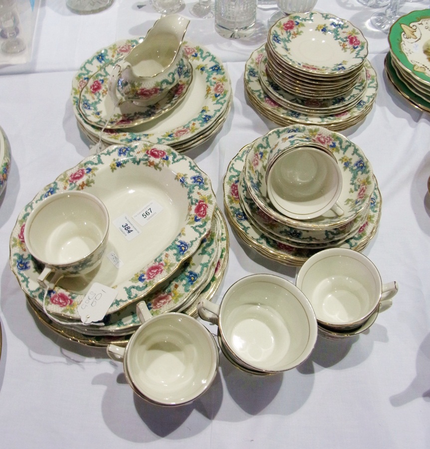 Quantity Adams 'Floradora' pattern dinne