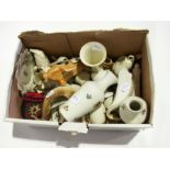 Quantity crested china including fish an