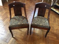 Pair of Georgian mahogany Grecian style