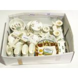 Various Royal Worcester pin dishes, a Gr