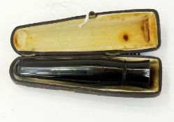 Black amber(?)/jet(?) cigar holder in ca