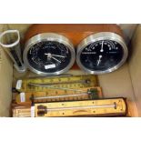 Pair Taylor dials viz:- barometer and an