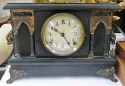 Sessions Clock Co ebonised clock with ei