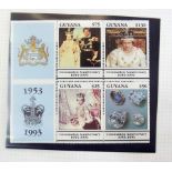 17 albums of Royal related stamps of the