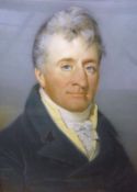 Unattributed Pastel portrait19th century half-length portrait of Duke of Wellington, 55cm x 50cm