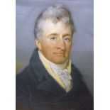 Unattributed Pastel portrait19th century half-length portrait of Duke of Wellington, 55cm x 50cm