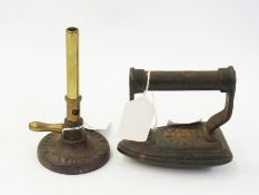 Baird and Tatlock cast-iron and brass bu