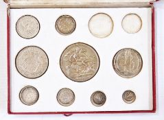 1902 Silver set Crown and including a Ma