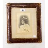 Photograph of Queen Alexandra signed and