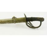 19th century dress sword, with steel sca