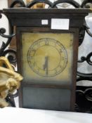 Two cuckoo clocks (af), wall clock with