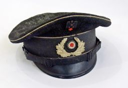 A WWII German Red Cross officer's peaked