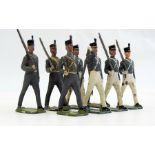 8 lead models,continental infantry