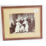 Seven photographs including Edwardian we