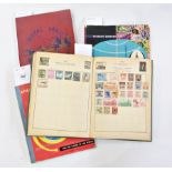 Four junior albums of World stamps