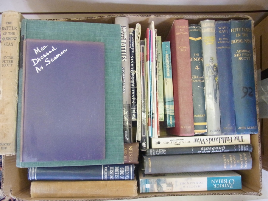 Quantity of books relating to seafaring,