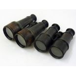 Pair binoculars by J H Steward, The Stra