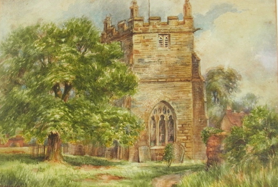 Watercolour of church