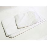 A collection of white sheets