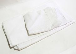 A collection of white sheets