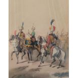 A set of Imperial Guard lithographs 1804