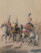 A set of Imperial Guard lithographs 1804