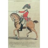 Two colour prints Kings Dragoon Guards,