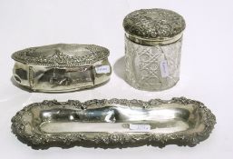 Quantity of silver items to include pen