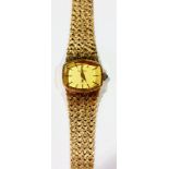 Lady's 9ct gold Mappin & Webb wristwatch