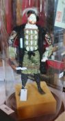 Composite figure of Henry VIII under gla