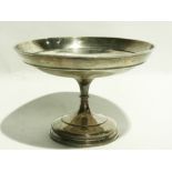 Early 20th century silver pedestal compo