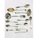 William IV silver berry spoon, London 18