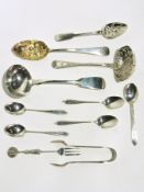 William IV silver berry spoon, London 18